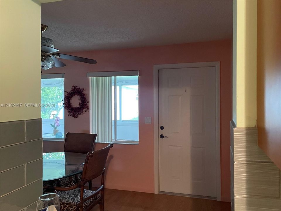 BACK DOOR OPEING TO FLORIDA ROOM