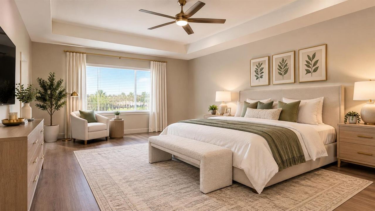 Cozy Botanical Retreat Bedroom