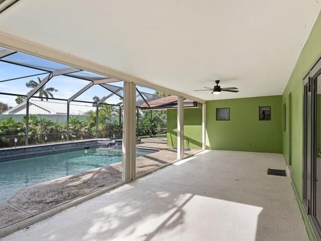 Pool patio area