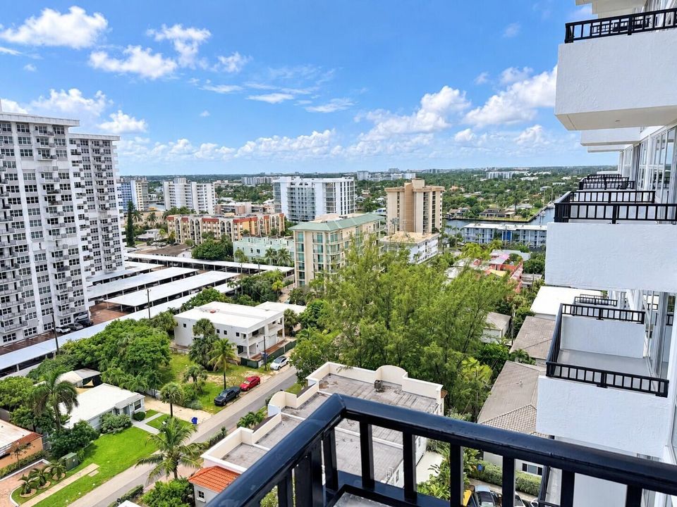 City view balcony view
