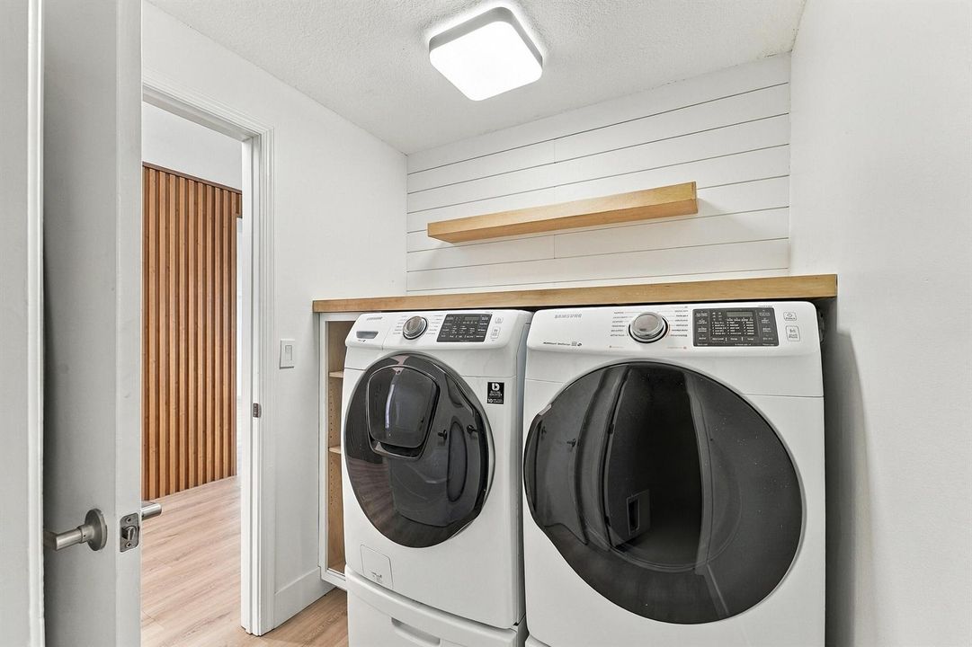 washer and dryer
