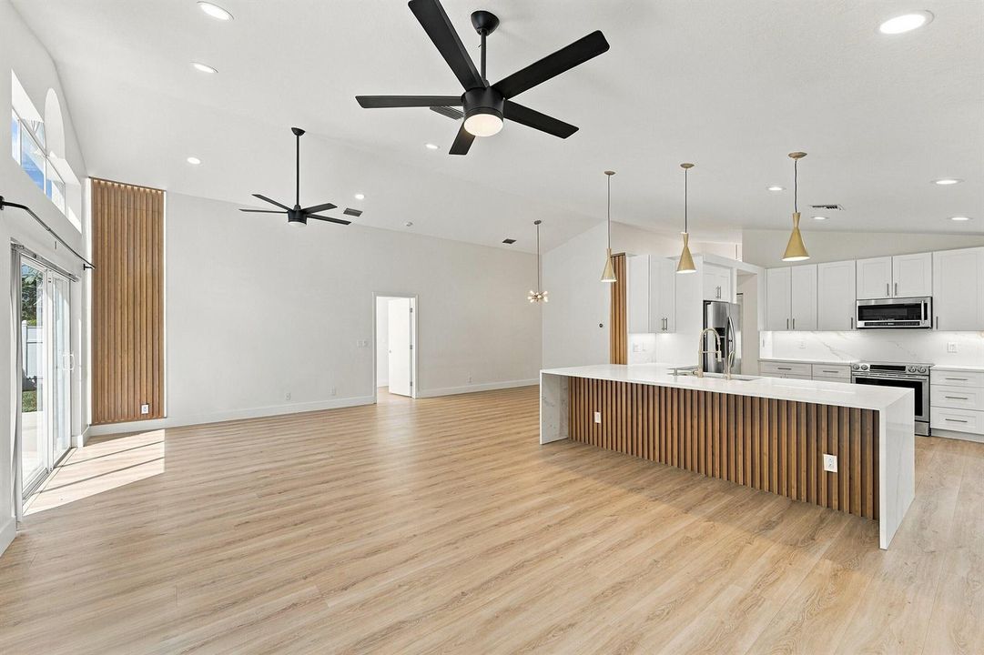living and dining area