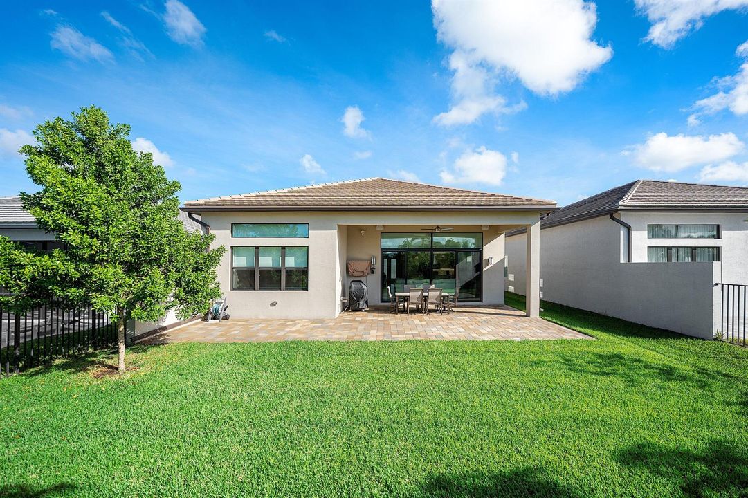 Open Patio and Grassy Area