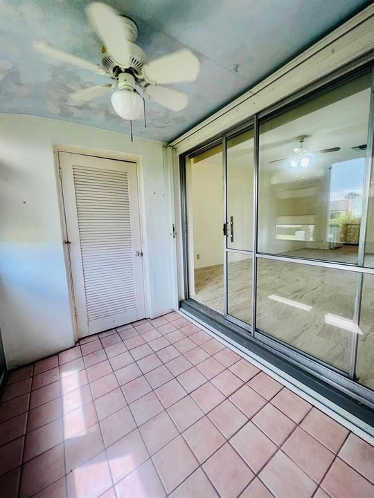 Patio w/ additional storage