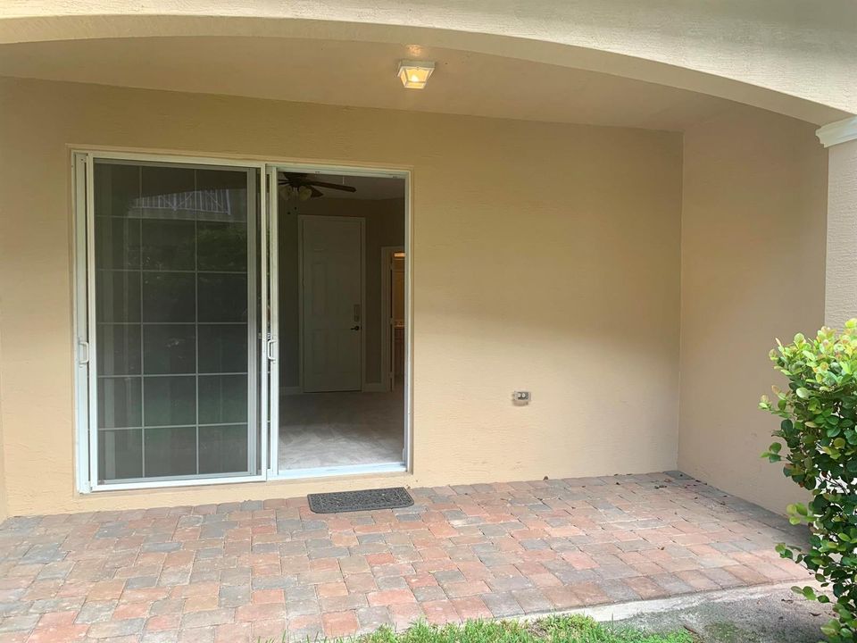 Covered patio
