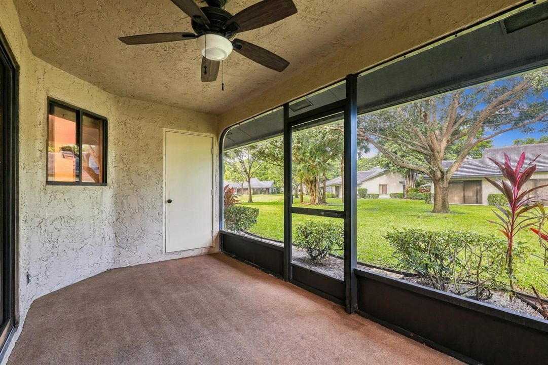 Large screened patio