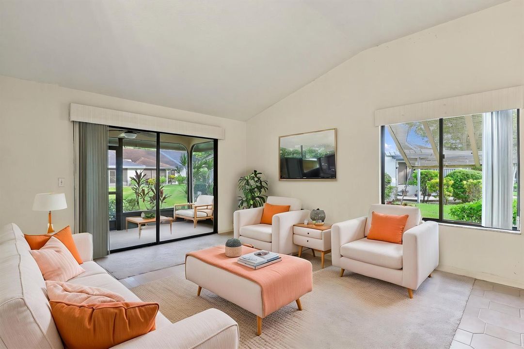 Living Room - Virtually Staged