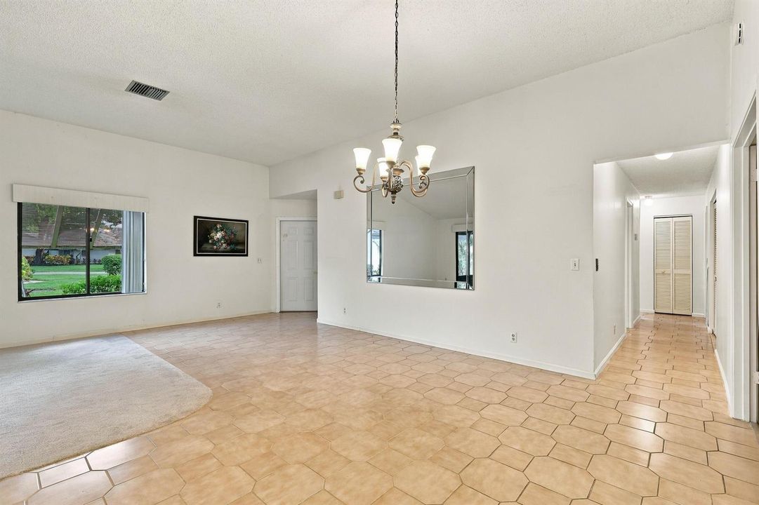 Dining room / Hallway to Guest Bedrooms