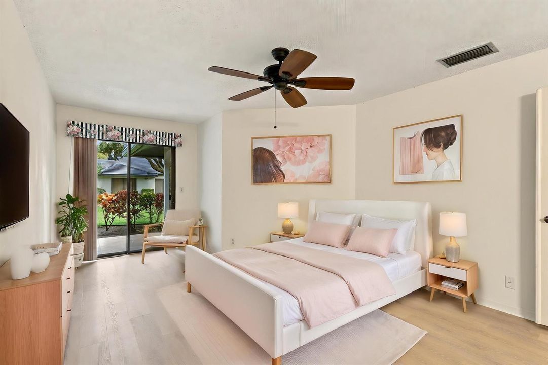 Primary Bedroom - Virtually Staged