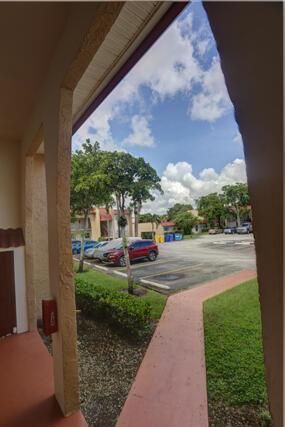 View into parking lot 188 Lake Evelyn Dr