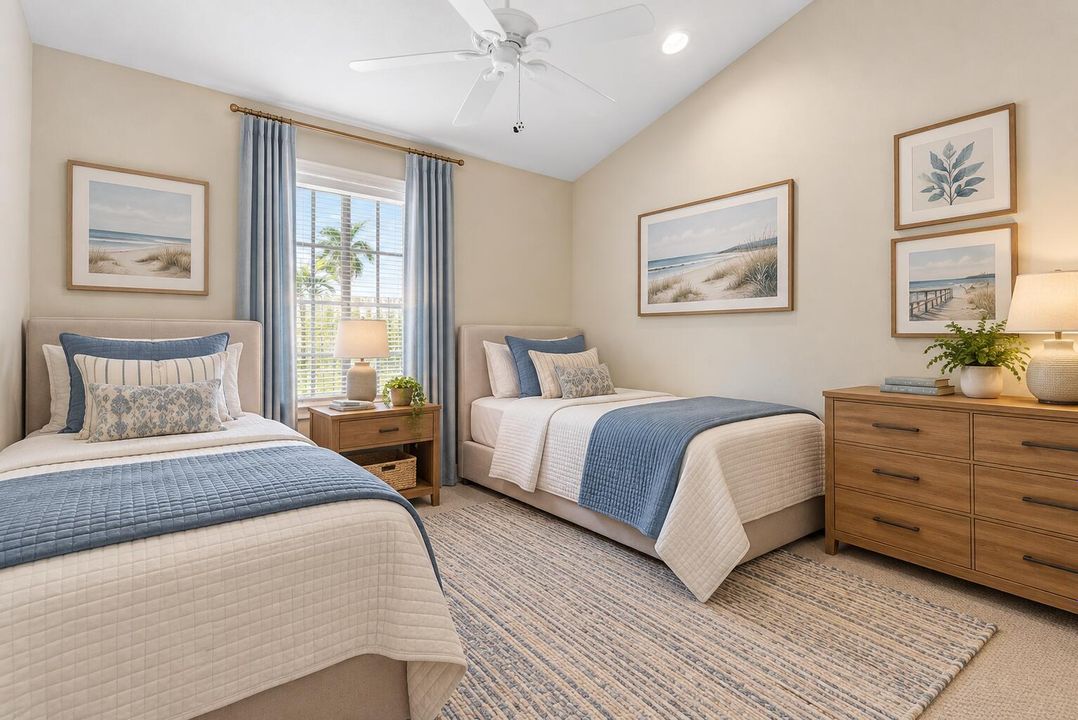 Second Bedroom Staging