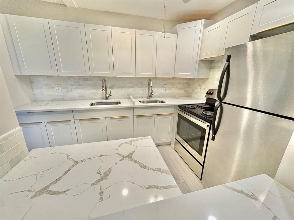 modern updated kitchen