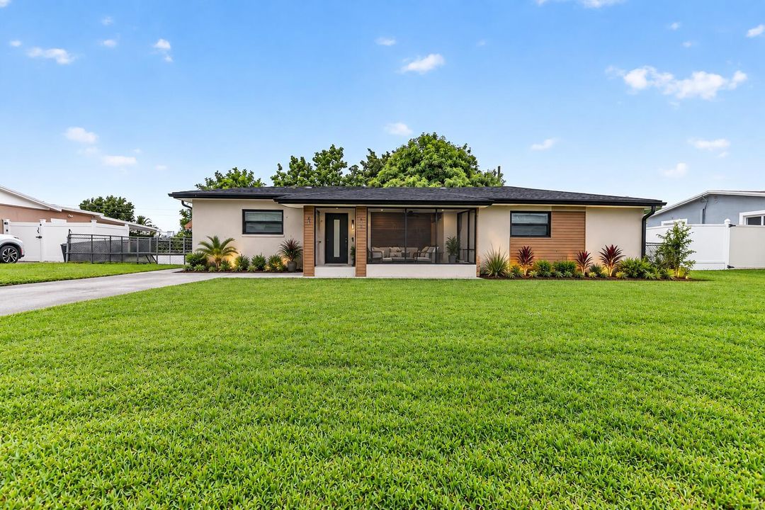 Modern Ranch Home with Screened Porch