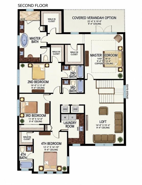 2nd Level Floor Plan