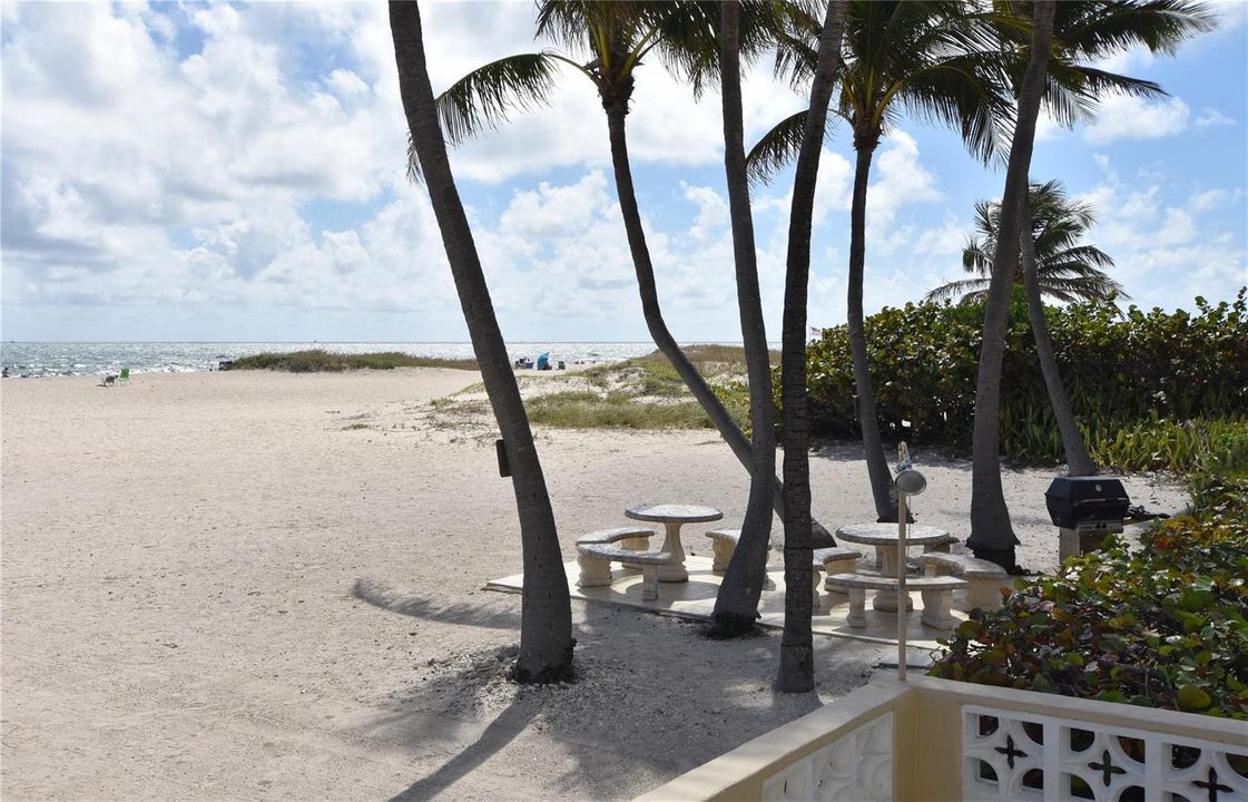 Beachside BBQ Area