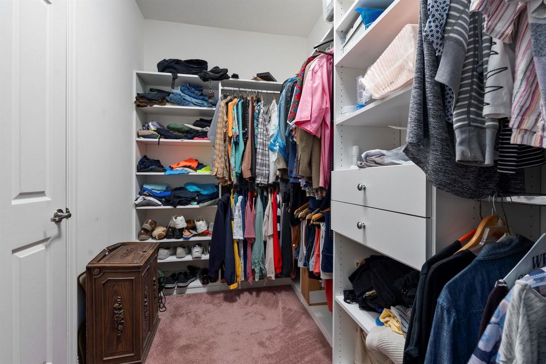 Walk in Primary Closet