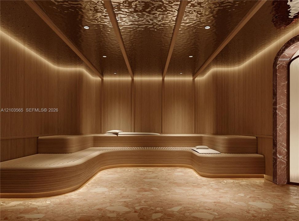 THE WELL Club Amenities — conceptual render depicting the state-of-the-art wellness and fitness facilities.