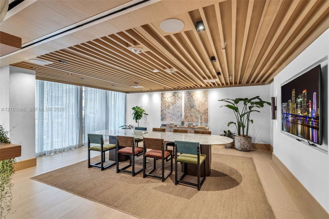 Executive Conference Room — exclusive meeting space available for residents and their invited guests.