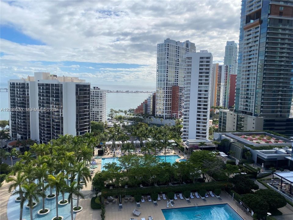 view from apartment