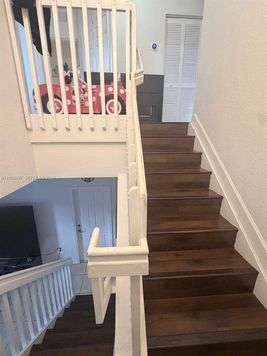 Stairs to second floor