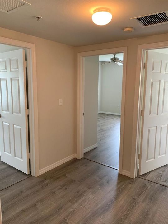 Hallway to 3 BR's