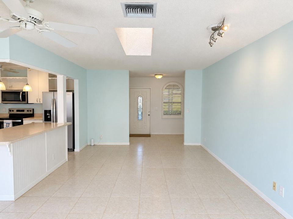 Bright airy kitchen and entry