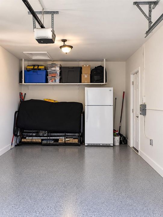 Organized Modern Garage Storage Space