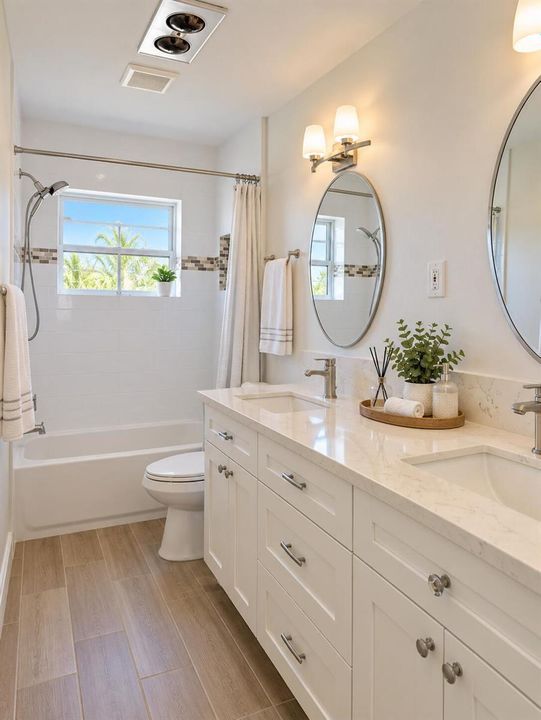 Bright Coastal-Modern Bathroom Vanity