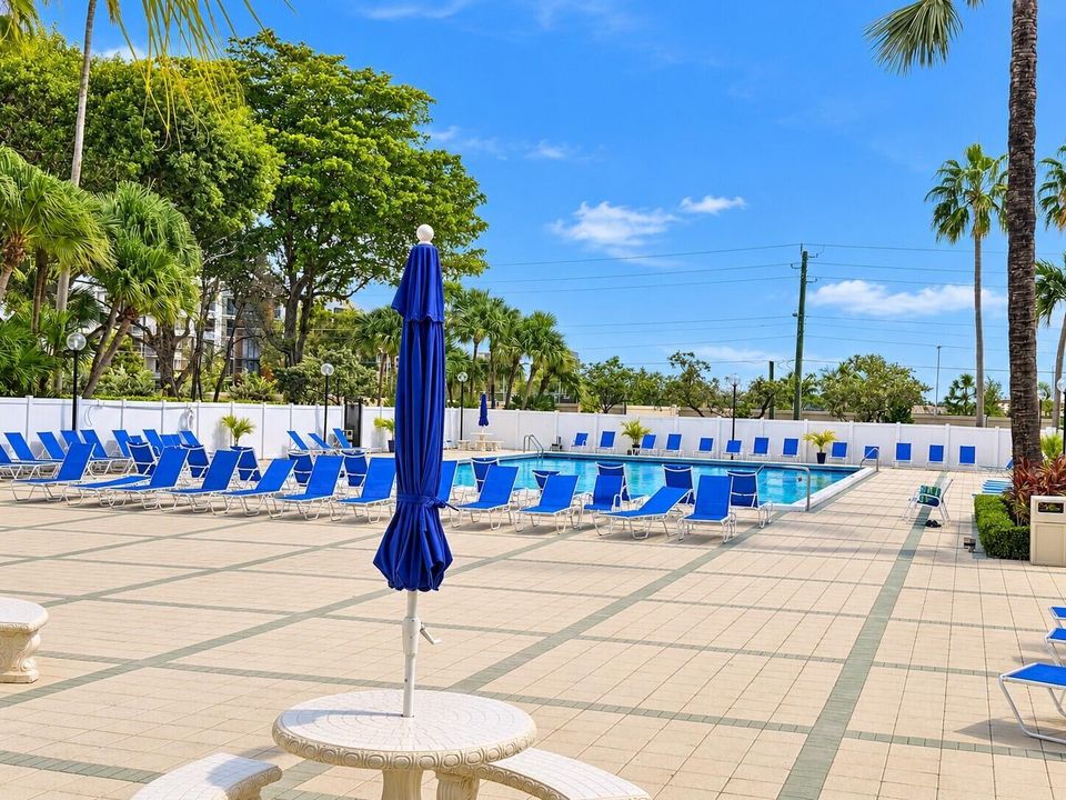 Pool Deck across the street