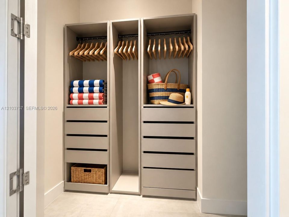 Master closet