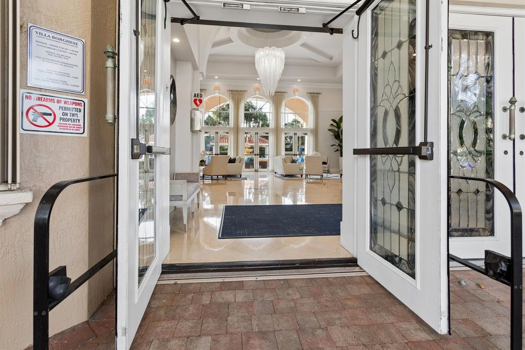 Clubhouse Front Door