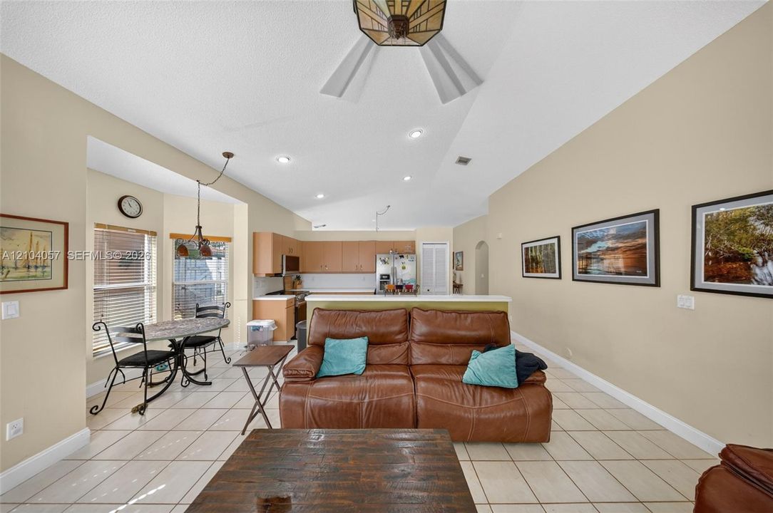 vaulted ceiling