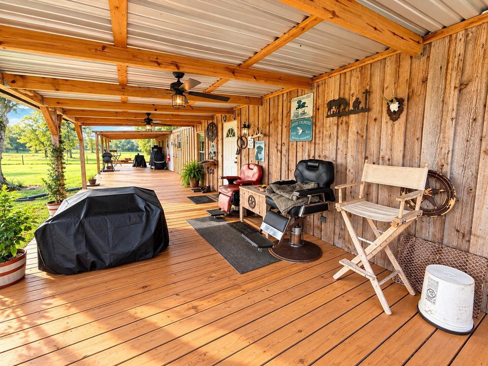 Rustic Sunlit Country Porch Retreat