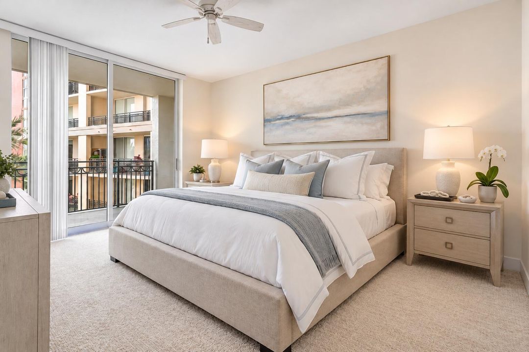 Luxury Primary Bedroom w/ Balcony Access