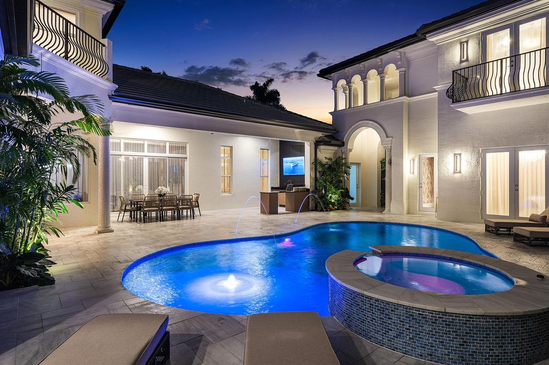 Courtyard Sunset