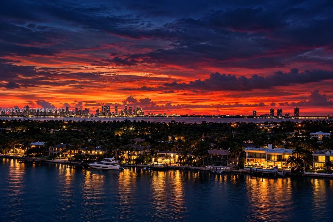 evening view