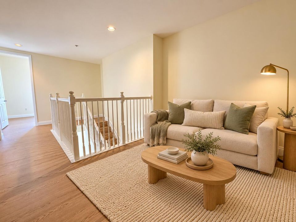 Cozy upstairs den with sage accents-2