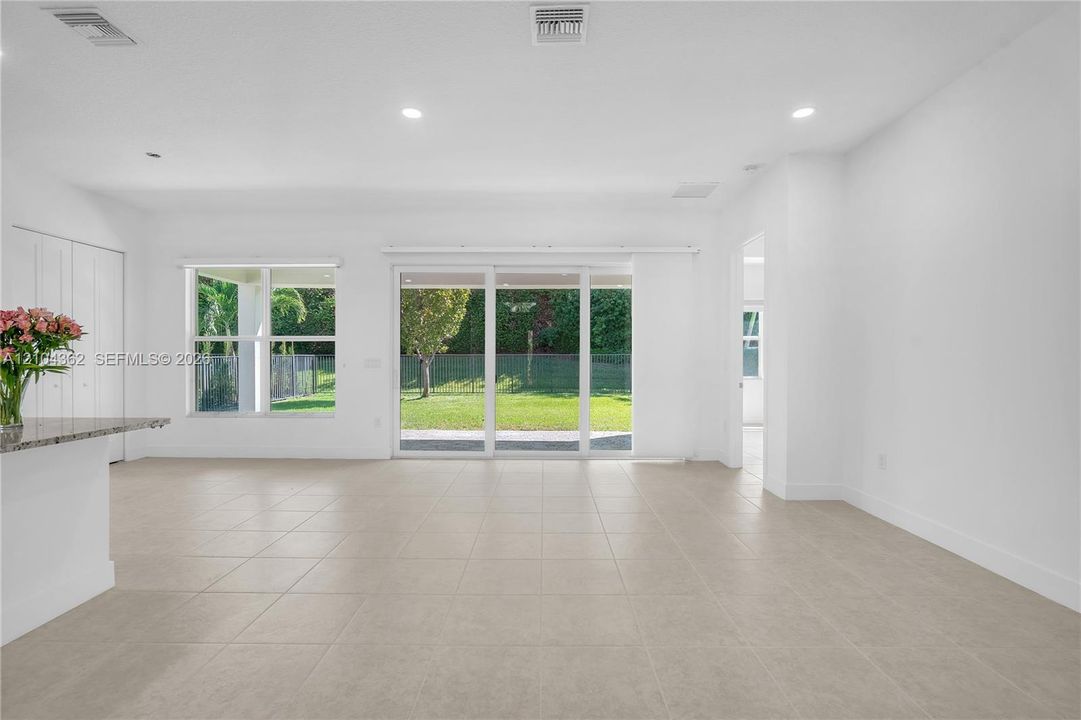 View from entry hallway