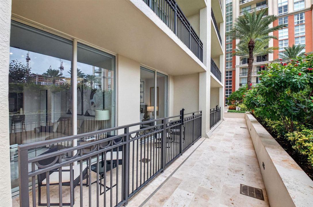 Walk-Out Pool Deck Patio