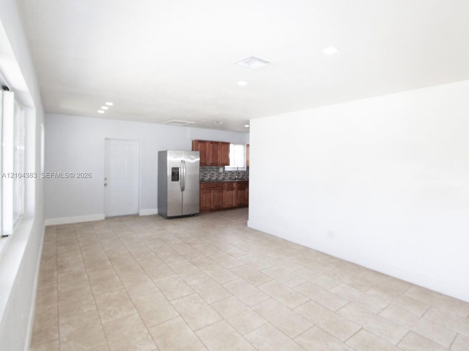 Combined Living and Dining Areas
