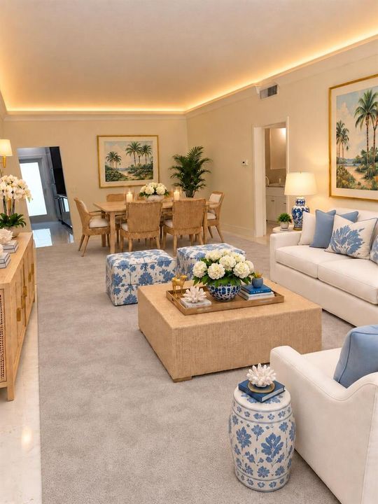 Staged Living Room