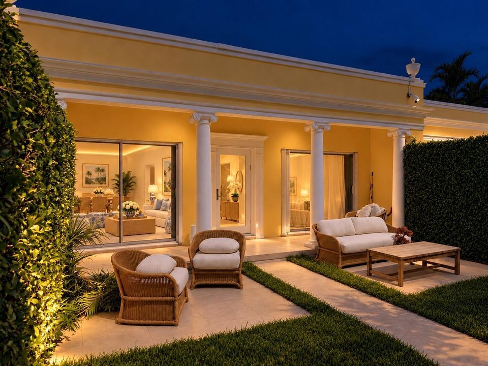 Villa 5 at Night