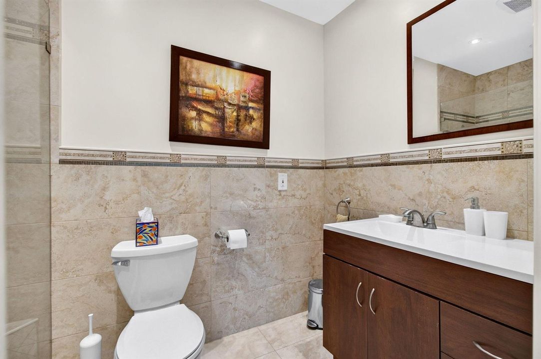 Custom updated guest bathroom (1)