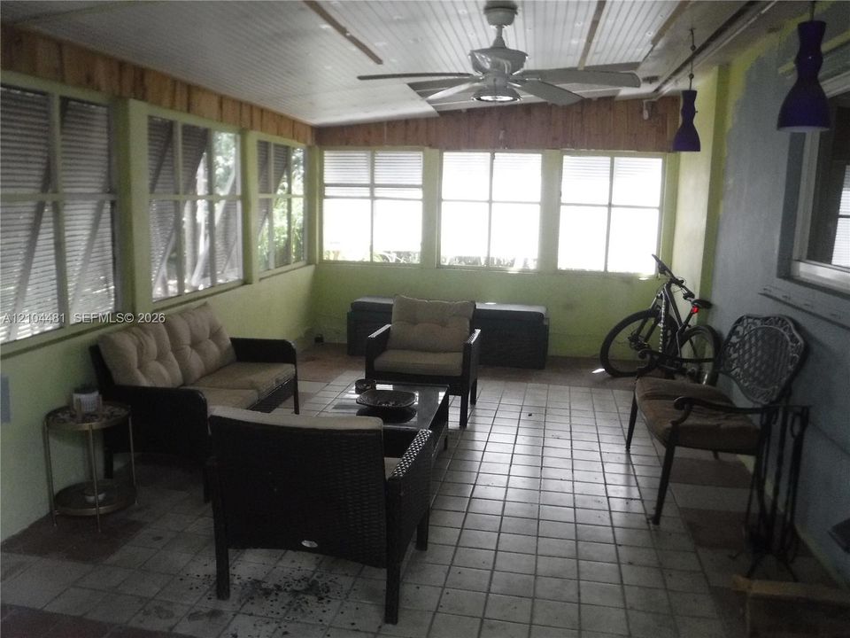 Partially Enclosed Patio