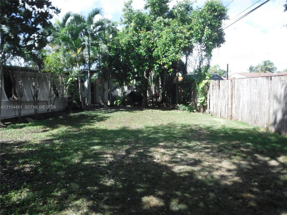 Rear Yard