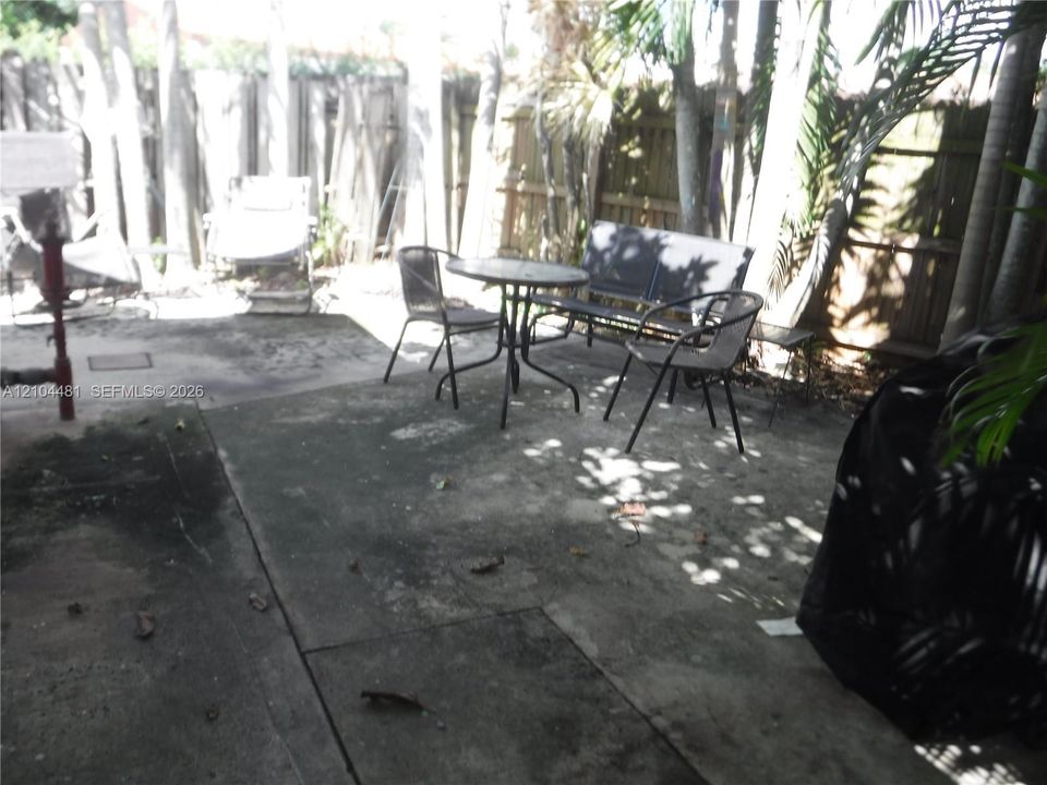 Private Patio Area