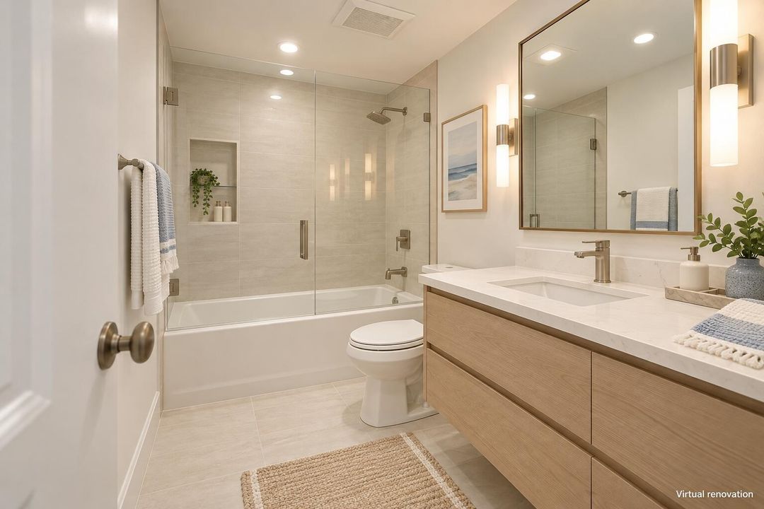 Modern Bathtub Bathroom Refresh-10