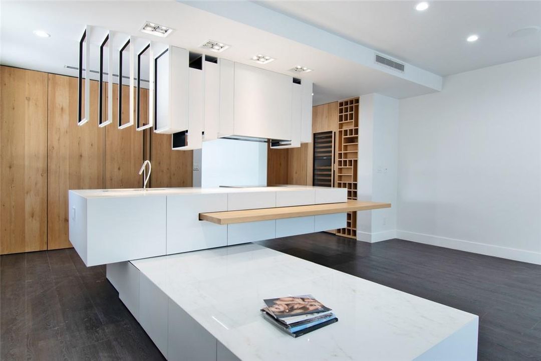 Hidden appliance wall