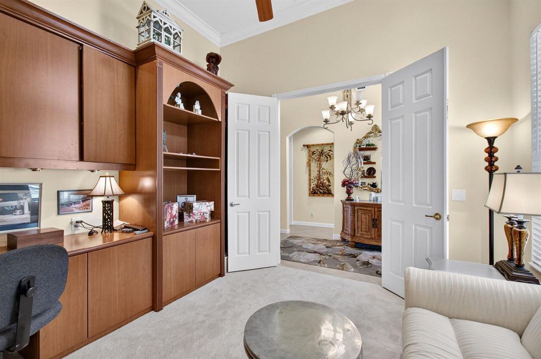 Double Doors to Entry Foyer
