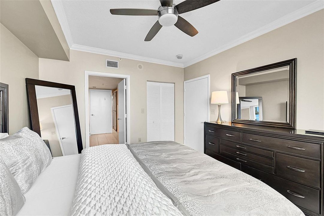 Over sized primary bedroom.